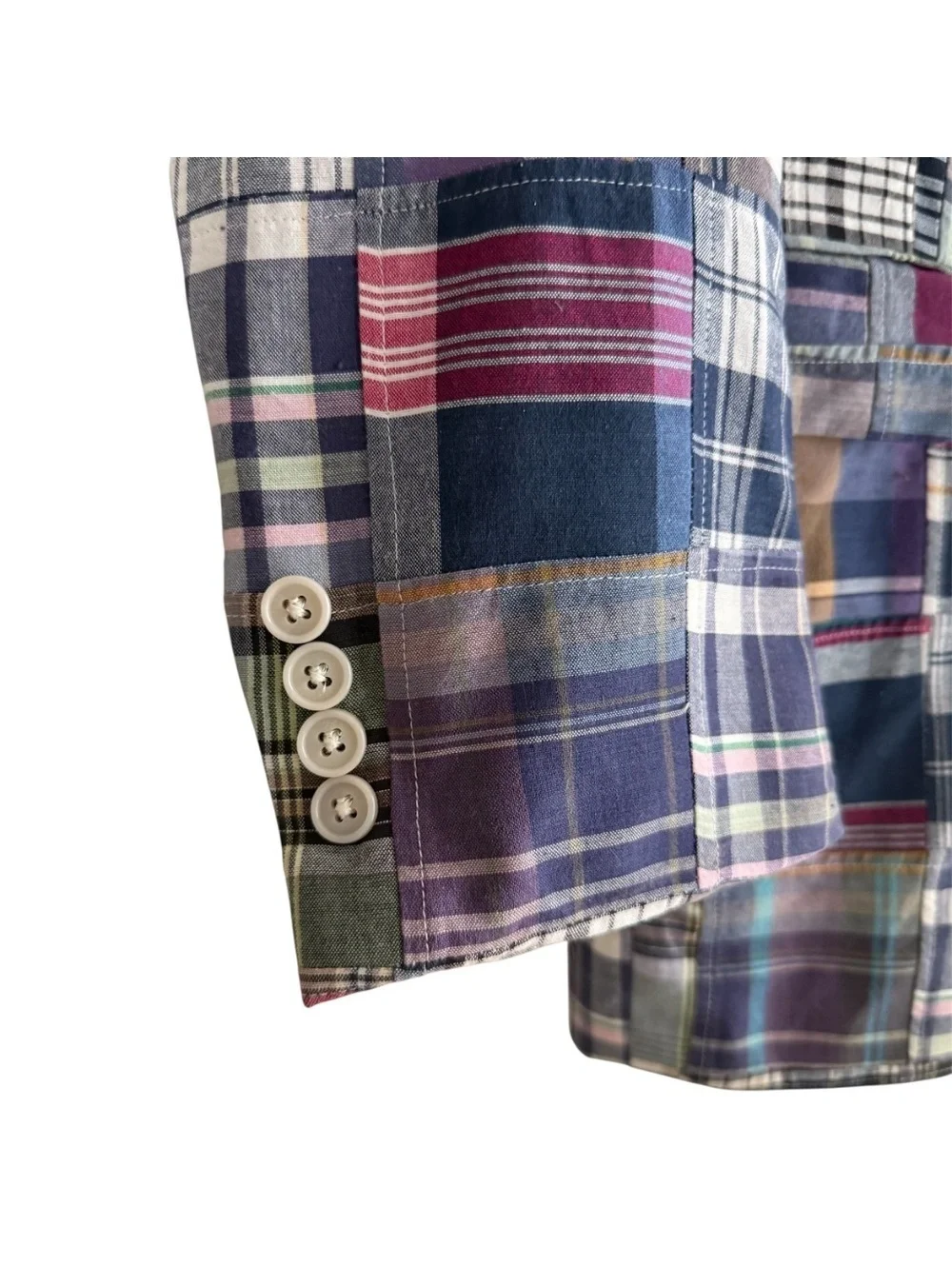 Jos A Bank Patchwork Blazer Size 38R